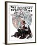 "Age of Romance" Saturday Evening Post Cover, November 10,1923-Norman Rockwell-Framed Giclee Print