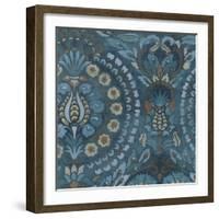 Aged Indigo II-June Erica Vess-Framed Art Print