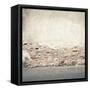 Aged Street Wall Background, Texture-donatas1205-Framed Stretched Canvas