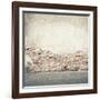 Aged Street Wall Background, Texture-donatas1205-Framed Art Print