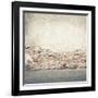 Aged Street Wall Background, Texture-donatas1205-Framed Art Print