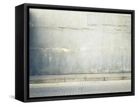 Aged Street Wall Background, Texture-donatas1205-Framed Stretched Canvas