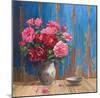 Aged Wood and Roses-Karin Valk-Mounted Art Print