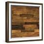 Aged Wood Illustration. Seamless Pattern.-Minerva Studio-Framed Photographic Print