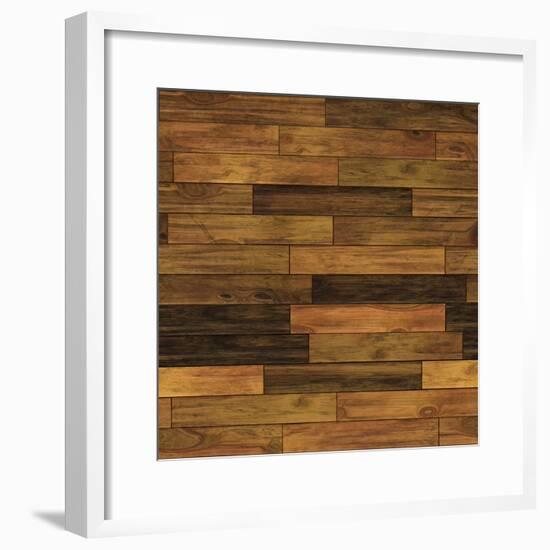 Aged Wood Illustration. Seamless Pattern.-Minerva Studio-Framed Photographic Print