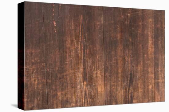 Aged Wooden Textured Background.-elwynn-Stretched Canvas