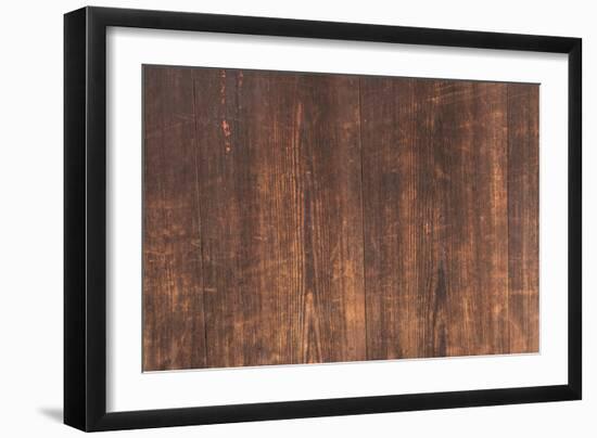 Aged Wooden Textured Background.-elwynn-Framed Photographic Print