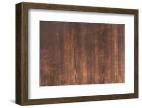 Aged Wooden Textured Background.-elwynn-Framed Photographic Print