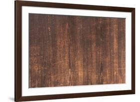 Aged Wooden Textured Background.-elwynn-Framed Photographic Print