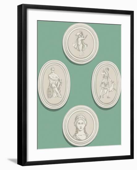 Ageless Anaglyphs-Kristine Hegre-Framed Giclee Print