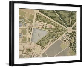 Agence des bâtiments impériaux : planche d'un album représentant le château-null-Framed Giclee Print