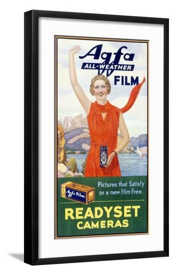 AGFA, All Weather Camera Film--Framed Giclee Print