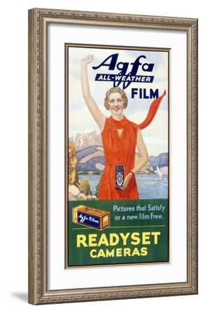 AGFA, All Weather Camera Film--Framed Giclee Print
