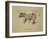 Agglomeration, 1930, 1st Edition of Sleeping Partners-Cecil Aldin-Framed Giclee Print