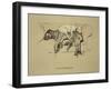 Agglomeration, 1930, 1st Edition of Sleeping Partners-Cecil Aldin-Framed Giclee Print