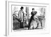 Aggravating Flippancy, 1870-George Du Maurier-Framed Giclee Print