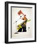 Aggressive rock musician-Harry Briggs-Framed Premium Giclee Print