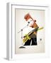 Aggressive rock musician-Harry Briggs-Framed Giclee Print