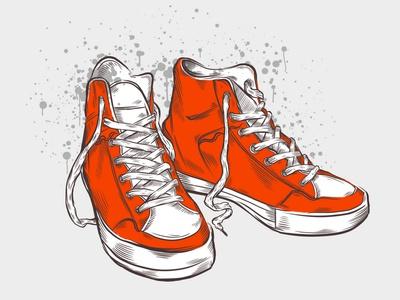 Hand-Drawn Sneakers