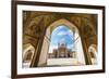 Agha Bozorg Mosque, Inner Courtyard, Kashan, Isfahan Province, Islamic Republic of Iran-G&M Therin-Weise-Framed Photographic Print