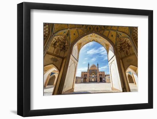 Agha Bozorg Mosque, Inner Courtyard, Kashan, Isfahan Province, Islamic Republic of Iran-G&M Therin-Weise-Framed Photographic Print