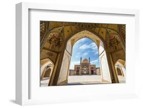 Agha Bozorg Mosque, Inner Courtyard, Kashan, Isfahan Province, Islamic Republic of Iran-G&M Therin-Weise-Framed Photographic Print