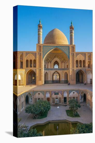 Agha Bozorg Mosque, Kashan, Iran, Middle East-James Strachan-Stretched Canvas