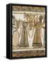 Aghia Triadha Sarcophagus, Detail of Procession of Ladies, from Aghia Triadha-null-Framed Stretched Canvas