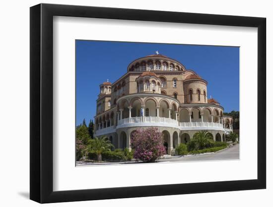 Aghios Nektarios Monastery, Aegina, Saronic Islands, Greek Islands, Greece-Rolf Richardson-Framed Photographic Print