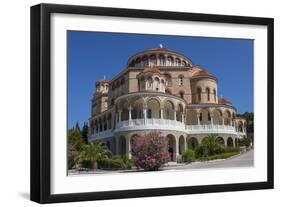 Aghios Nektarios Monastery, Aegina, Saronic Islands, Greek Islands, Greece-Rolf Richardson-Framed Photographic Print