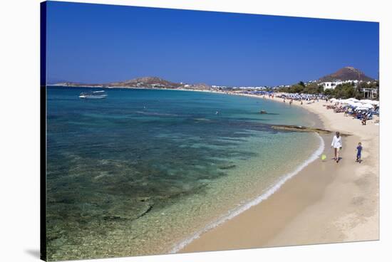 Agia Anna Beach, Island of Naxos, Cyclades, Greece-null-Stretched Canvas
