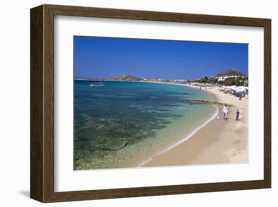 Agia Anna Beach, Island of Naxos, Cyclades, Greece-null-Framed Art Print