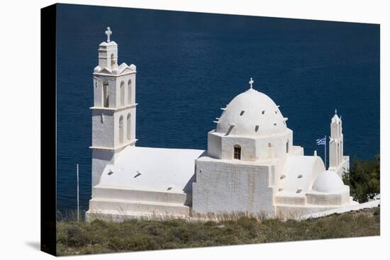 Agia Irini Church, Gialos, Ios, Cyclades, Greek Islands, Greece-Rolf Richardson-Stretched Canvas