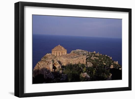 Agia Sofia Church, Monemvasia, Greece, 13th Century-null-Framed Giclee Print