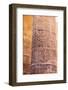 Agilkia Island, Aswan, Egypt. Carvings on column at Philae Temple, a UNESCO World Heritage Site.-Emily Wilson-Framed Photographic Print