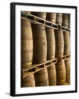 Aging Casks at Bacardi Rum Factory, Bahamas, Caribbean-Walter Bibikow-Framed Photographic Print