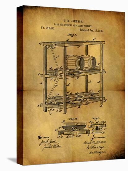 Aging Whiskey 1882-Dan Sproul-Stretched Canvas