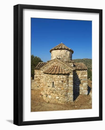 Agio Apostoli, Byzantine Church, Naxos, Cyclades Islands, Greek Islands, Greece, Europe-Tuul-Framed Photographic Print