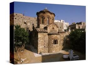 Agioi Apostolo's Church, Dating from the 14th Century, Pyrgi, Chios (Khios), Greek Islands, Greece-David Beatty-Stretched Canvas