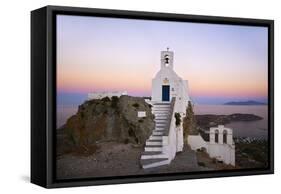 Agios Constantinos Church, Hora, Serifos Island, Cyclades, Greek Islands, Greece, Europe-Tuul-Framed Stretched Canvas