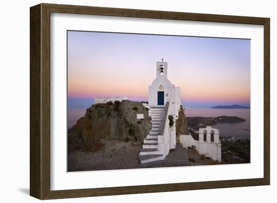 Agios Constantinos Church, Hora, Serifos Island, Cyclades, Greek Islands, Greece, Europe-Tuul-Framed Photographic Print