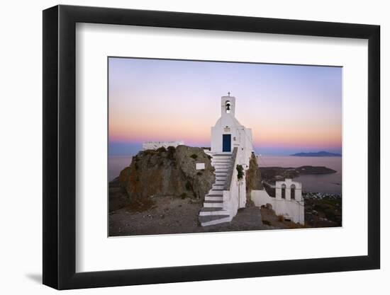 Agios Constantinos Church, Hora, Serifos Island, Cyclades, Greek Islands, Greece, Europe-Tuul-Framed Photographic Print