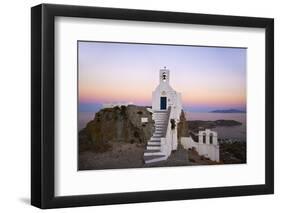 Agios Constantinos Church, Hora, Serifos Island, Cyclades, Greek Islands, Greece, Europe-Tuul-Framed Photographic Print