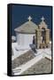 Agios Nikolaos and Panagitsa Pirgou Churches, Skopelos, Sporades, Greek Islands, Greece, Europe-Rolf Richardson-Framed Stretched Canvas