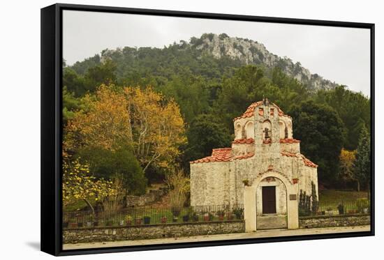 Agios Nikolaos Fountoukli Byzantine Church-Jochen Schlenker-Framed Stretched Canvas