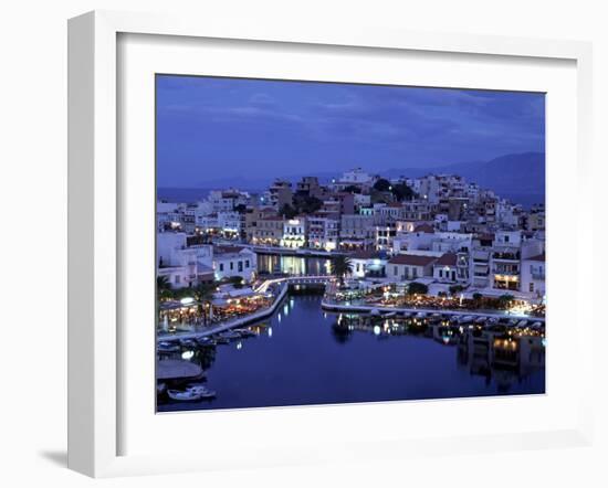 Agios Nikolaos, Lasithi Province, Crete, Greece-Doug Pearson-Framed Photographic Print