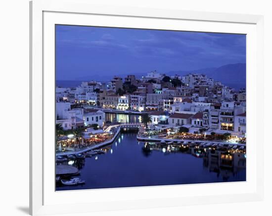 Agios Nikolaos, Lasithi Province, Crete, Greece-Doug Pearson-Framed Photographic Print