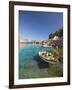 Agios Paulos Church and Fishing Boats, Rhodes, Dodecanese, Greek Islands, Greece, Europe-Sakis Papadopoulos-Framed Photographic Print