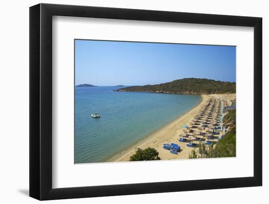 Agios Petros Beach, Andros Island, Cyclades, Greek Islands, Greece, Europe-Tuul-Framed Photographic Print