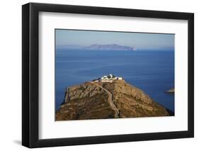 Agios Sostis Monastery, Kea Island, Cyclades, Greek Islands, Greece, Europe-Tuul-Framed Photographic Print